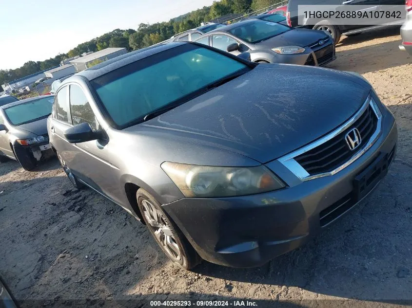 1HGCP26889A107842 2009 Honda Accord 2.4 Ex-L