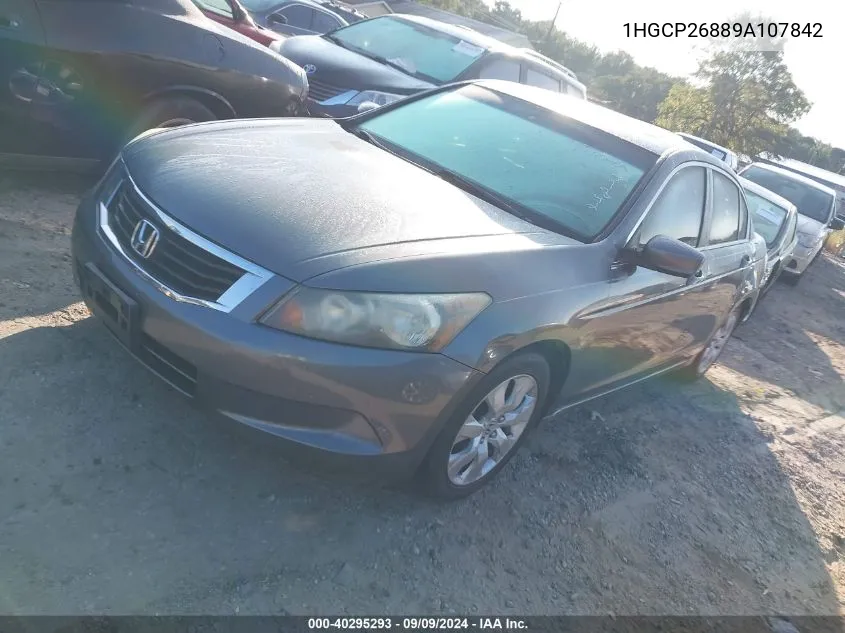 1HGCP26889A107842 2009 Honda Accord 2.4 Ex-L