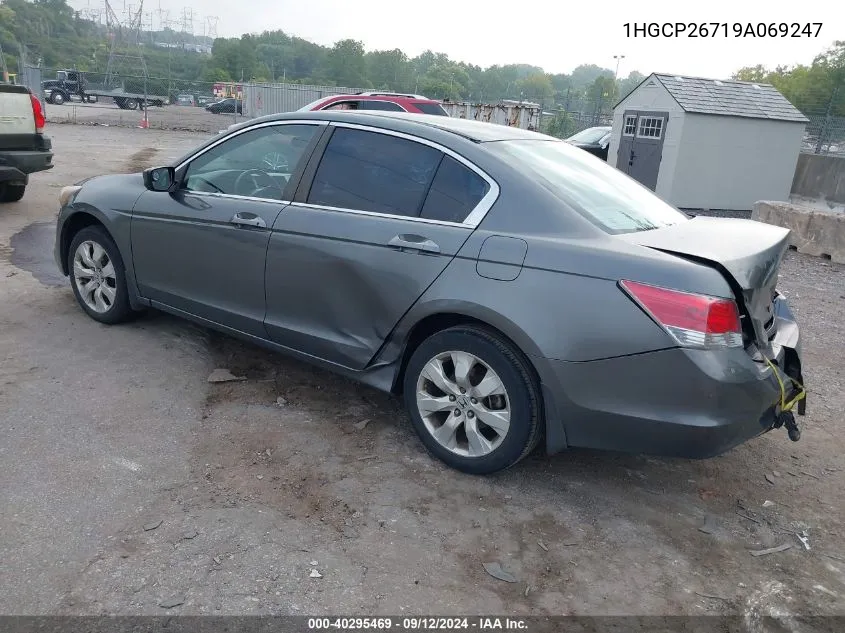 2009 Honda Accord 2.4 Ex VIN: 1HGCP26719A069247 Lot: 40295469