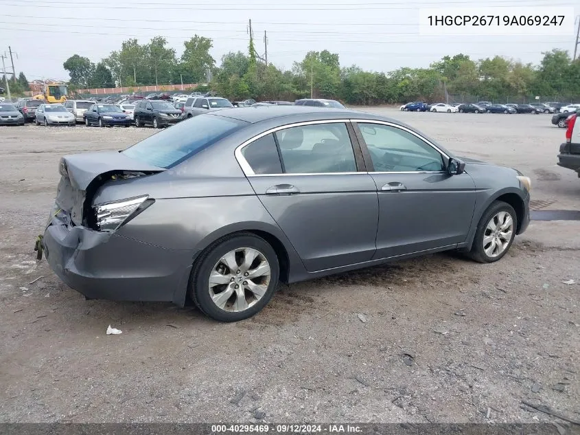 2009 Honda Accord 2.4 Ex VIN: 1HGCP26719A069247 Lot: 40295469