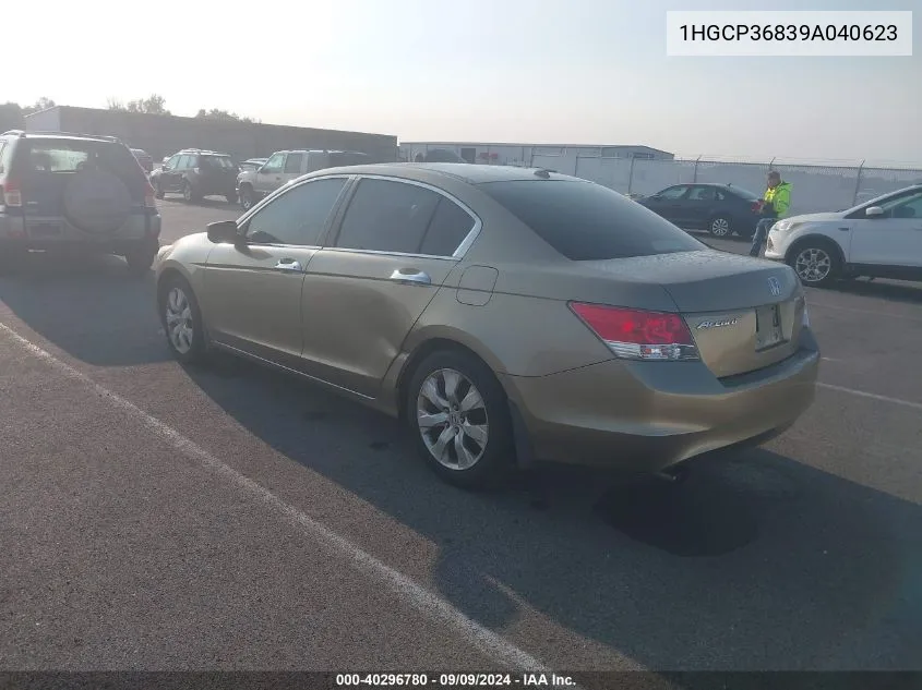 1HGCP36839A040623 2009 Honda Accord 3.5 Ex-L