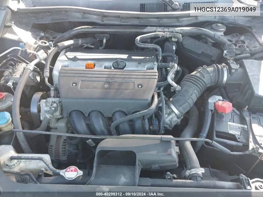 1HGCS12369A019049 2009 Honda Accord Lx