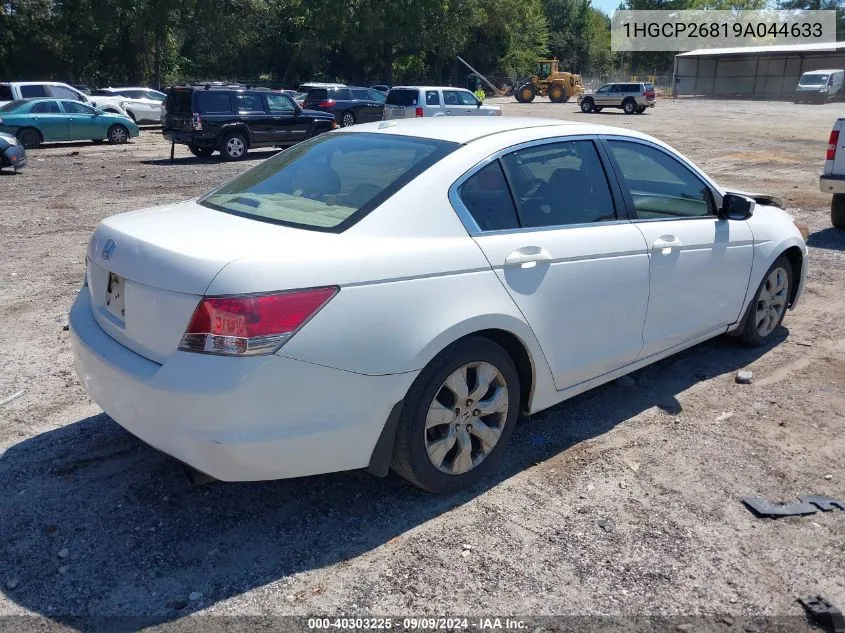 2009 Honda Accord 2.4 Ex-L VIN: 1HGCP26819A044633 Lot: 40303225