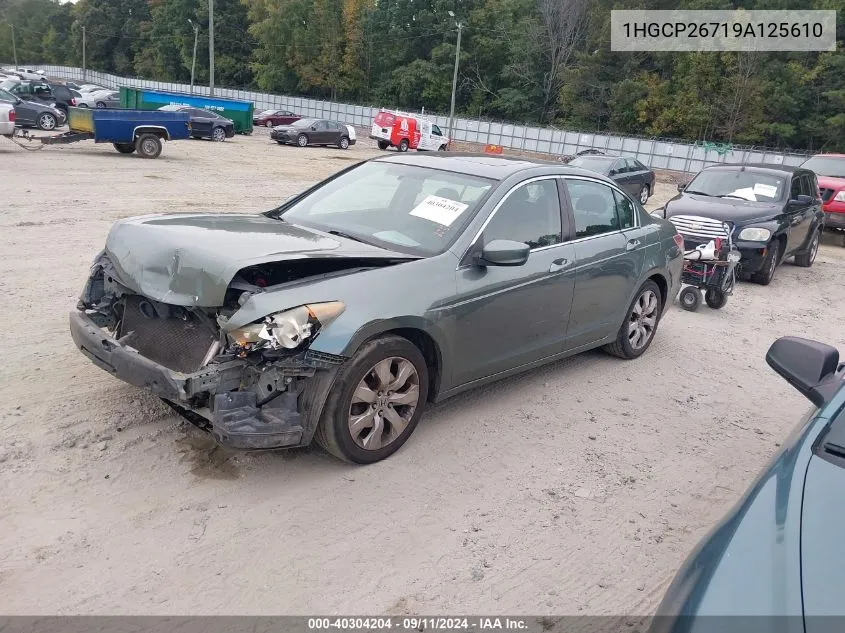 2009 Honda Accord 2.4 Ex VIN: 1HGCP26719A125610 Lot: 40304204