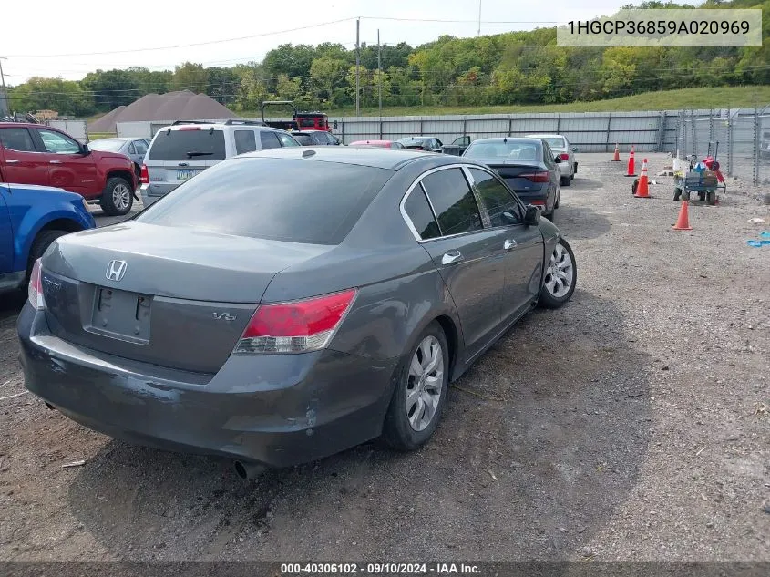 1HGCP36859A020969 2009 Honda Accord 3.5 Ex-L