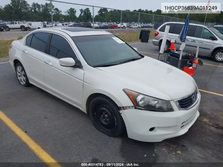 1HGCP36839A011249 2009 Honda Accord 3.5 Ex-L