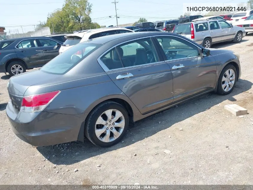 1HGCP36809A021446 2009 Honda Accord 3.5 Ex-L