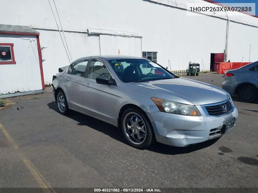 1HGCP263X9A072838 2009 Honda Accord 2.4 Lx