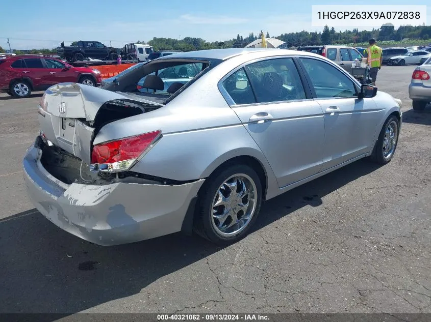 1HGCP263X9A072838 2009 Honda Accord 2.4 Lx