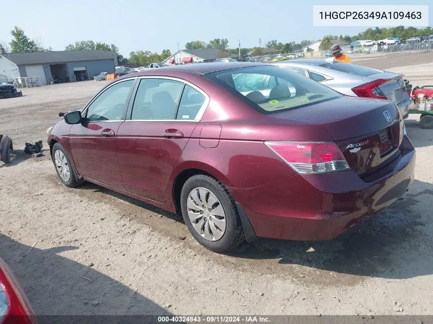 1HGCP26349A109463 2009 Honda Accord 2.4 Lx