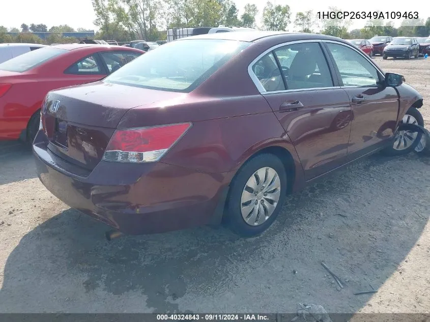 1HGCP26349A109463 2009 Honda Accord 2.4 Lx