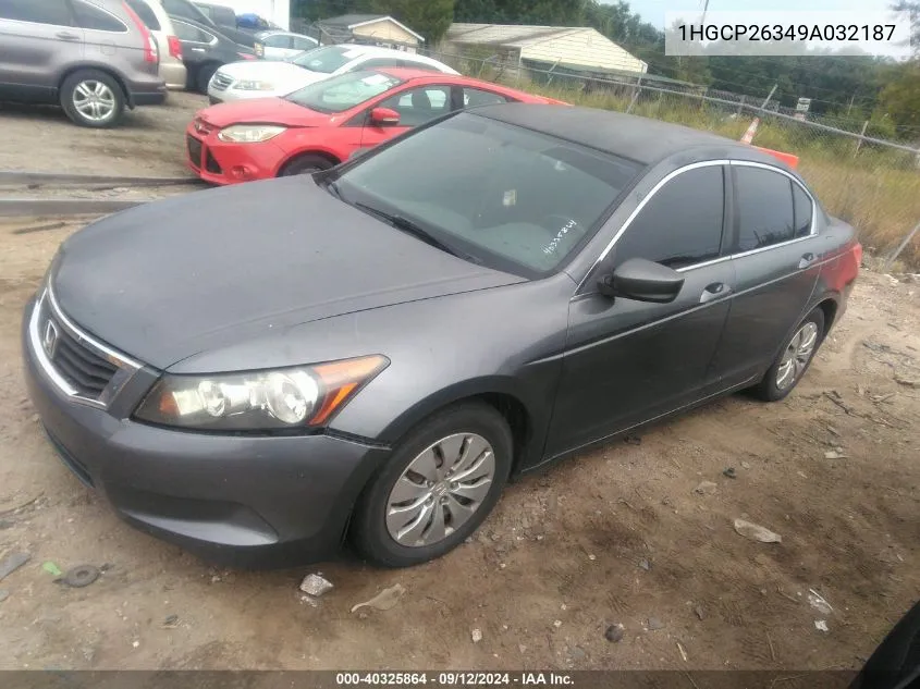 1HGCP26349A032187 2009 Honda Accord 2.4 Lx