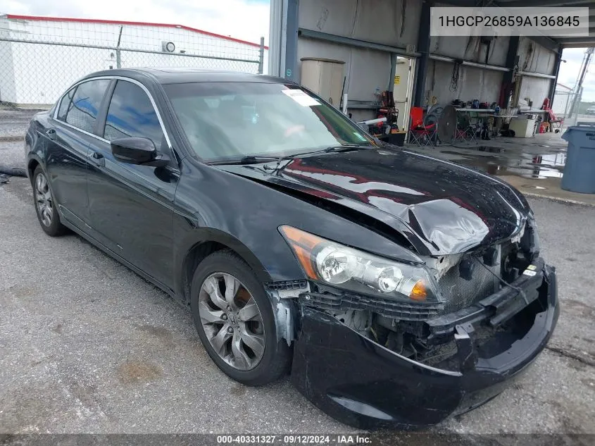 1HGCP26859A136845 2009 Honda Accord 2.4 Ex-L