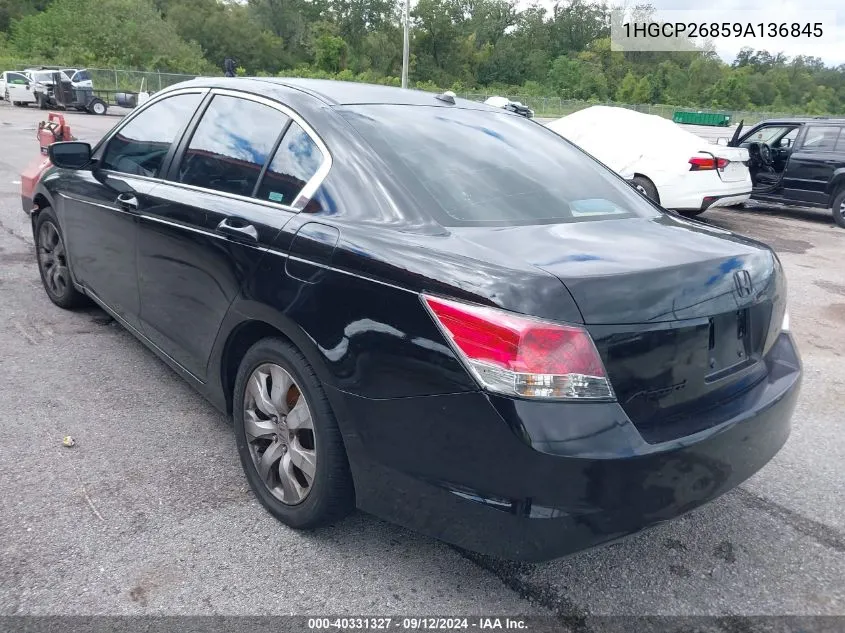 1HGCP26859A136845 2009 Honda Accord 2.4 Ex-L