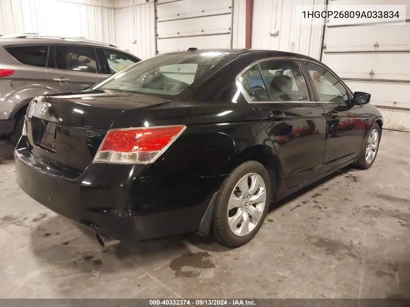 1HGCP26809A033834 2009 Honda Accord 2.4 Ex-L