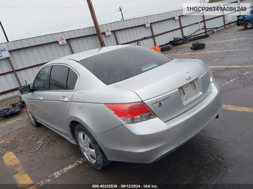 1HGCP26349A086248 2009 Honda Accord 2.4 Lx