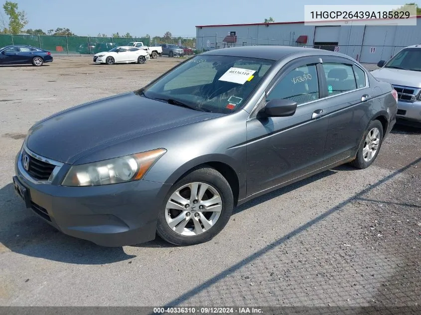 1HGCP26439A185829 2009 Honda Accord 2.4 Lx-P