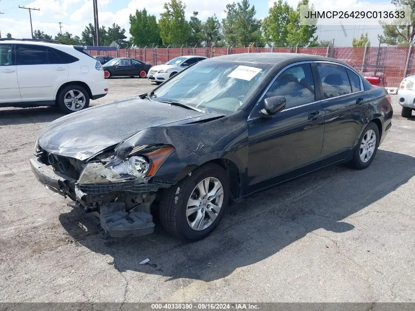 2009 Honda Accord 2.4 Lx-P VIN: JHMCP26429C013633 Lot: 40338390