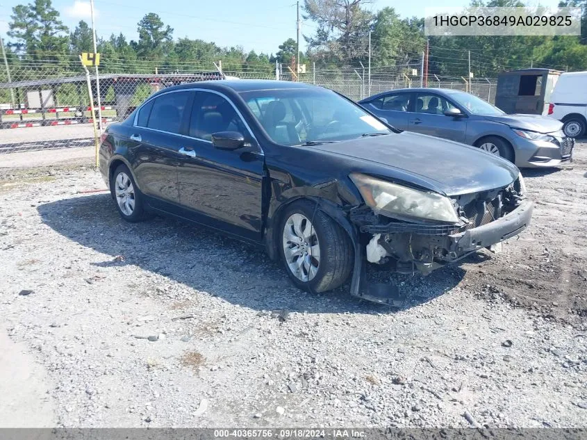 2009 Honda Accord Exl VIN: 1HGCP36849A029825 Lot: 40365756