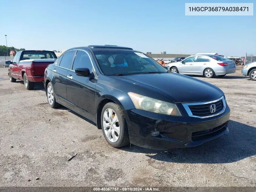 2009 Honda Accord 3.5 Ex-L VIN: 1HGCP36879A038471 Lot: 40367757