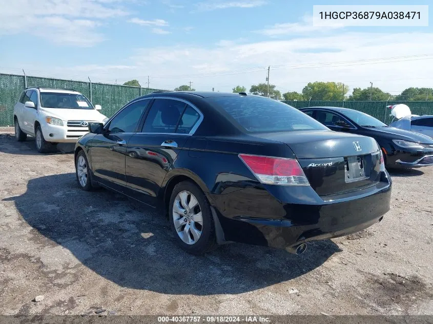 2009 Honda Accord 3.5 Ex-L VIN: 1HGCP36879A038471 Lot: 40367757