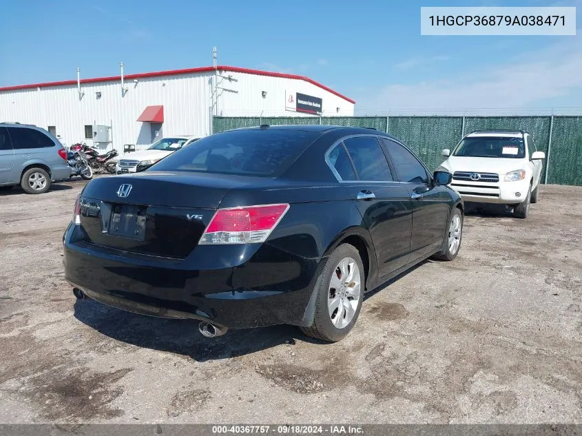 2009 Honda Accord 3.5 Ex-L VIN: 1HGCP36879A038471 Lot: 40367757