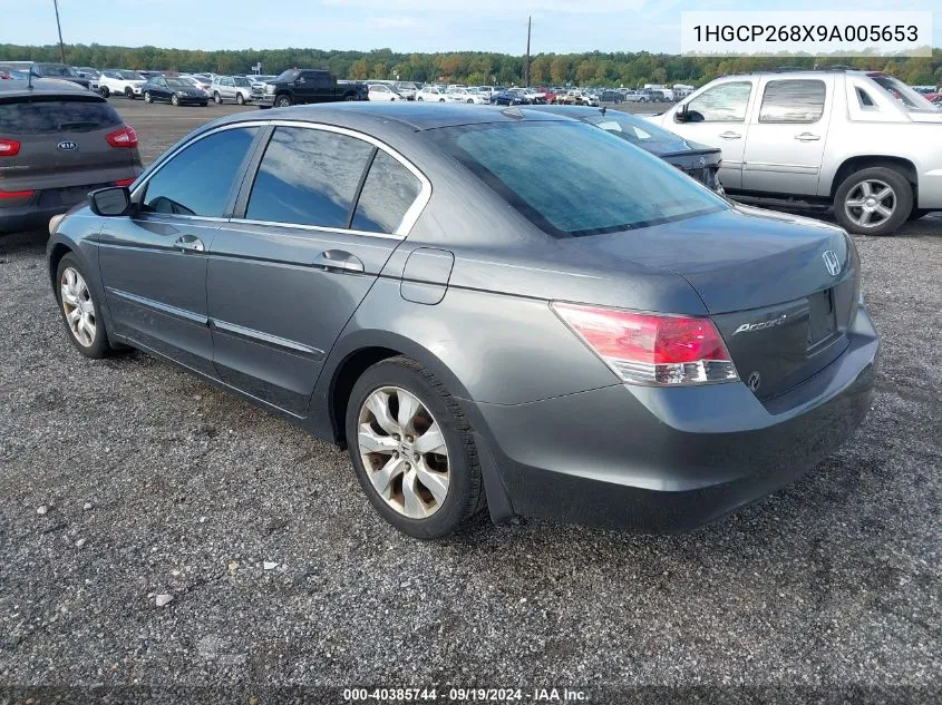 1HGCP268X9A005653 2009 Honda Accord 2.4 Ex-L