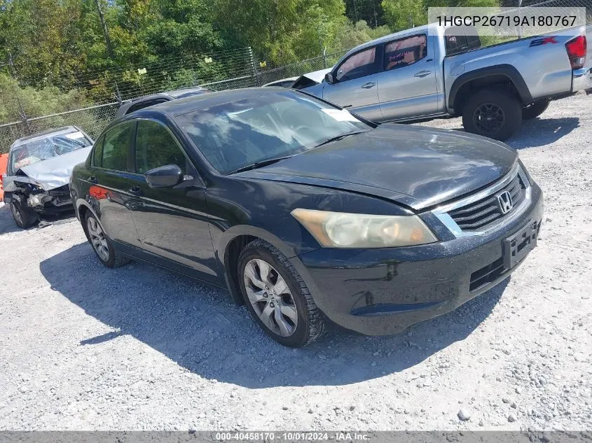 2009 Honda Accord 2.4 Ex VIN: 1HGCP26719A180767 Lot: 40458170