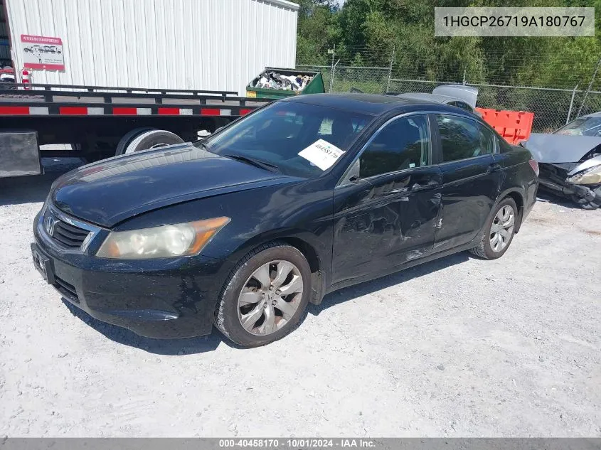 2009 Honda Accord 2.4 Ex VIN: 1HGCP26719A180767 Lot: 40458170