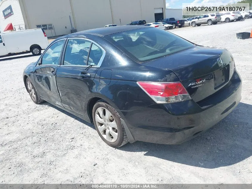 2009 Honda Accord 2.4 Ex VIN: 1HGCP26719A180767 Lot: 40458170