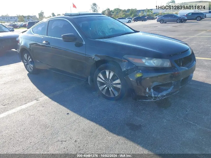 2009 Honda Accord 2.4 Ex-L VIN: 1HGCS12839A011874 Lot: 40491376