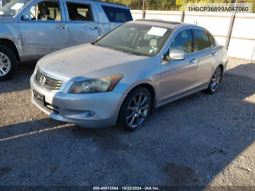 2009 Honda Accord 3.5 Ex-L VIN: 1HGCP36899A047060 Lot: 40512564