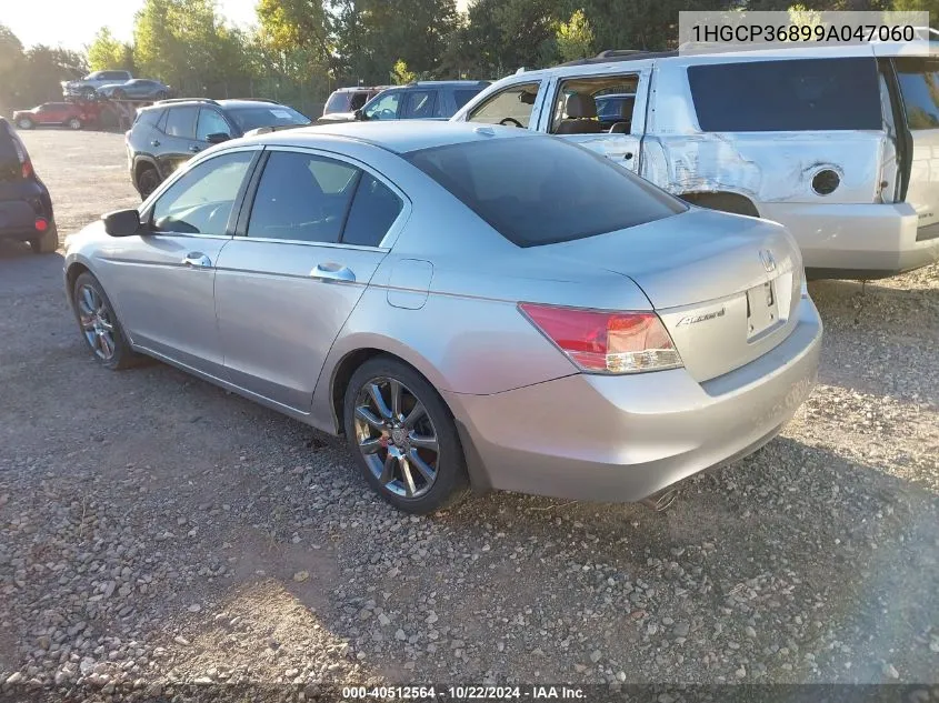 2009 Honda Accord 3.5 Ex-L VIN: 1HGCP36899A047060 Lot: 40512564