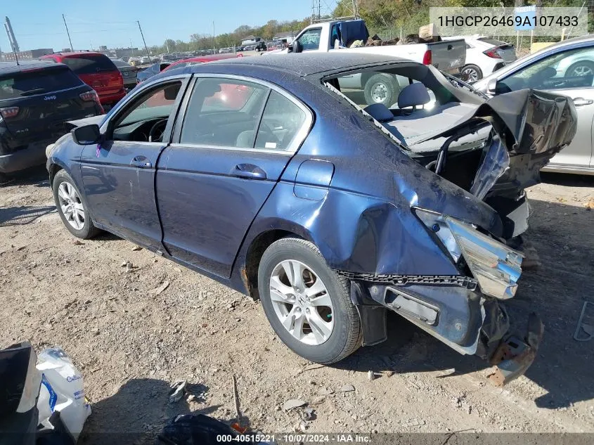 2009 Honda Accord Lxp VIN: 1HGCP26469A107433 Lot: 40515221