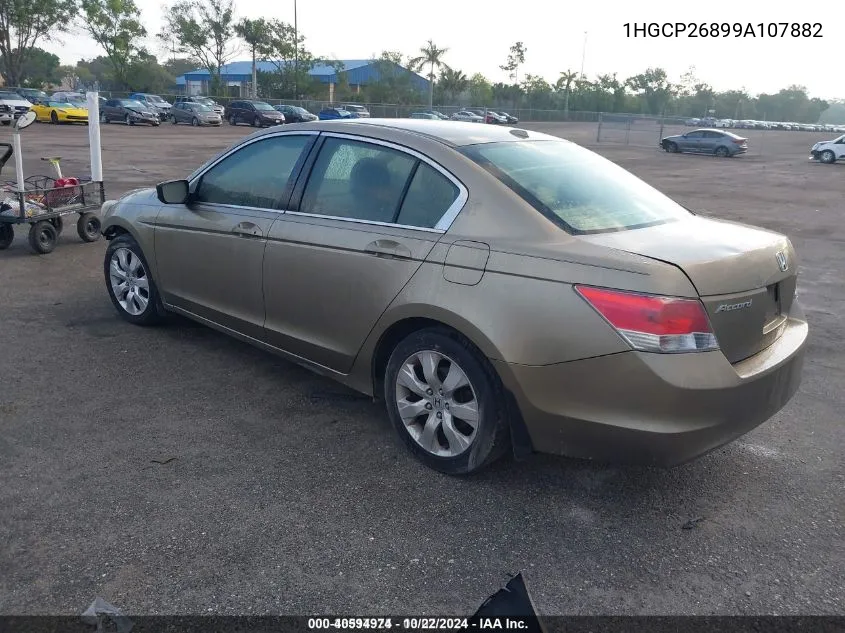 2009 Honda Accord 2.4 Ex-L VIN: 1HGCP26899A107882 Lot: 40594974