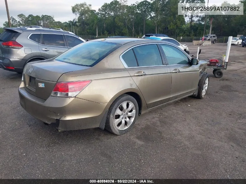 2009 Honda Accord 2.4 Ex-L VIN: 1HGCP26899A107882 Lot: 40594974