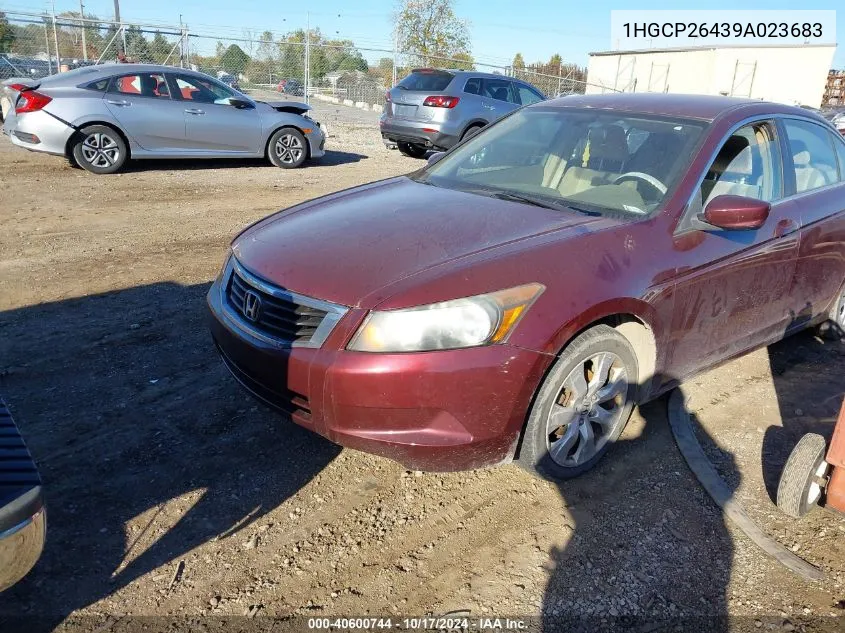 1HGCP26439A023683 2009 Honda Accord 2.4 Lx-P