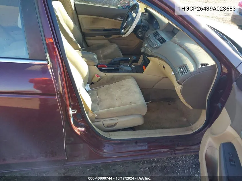 1HGCP26439A023683 2009 Honda Accord 2.4 Lx-P