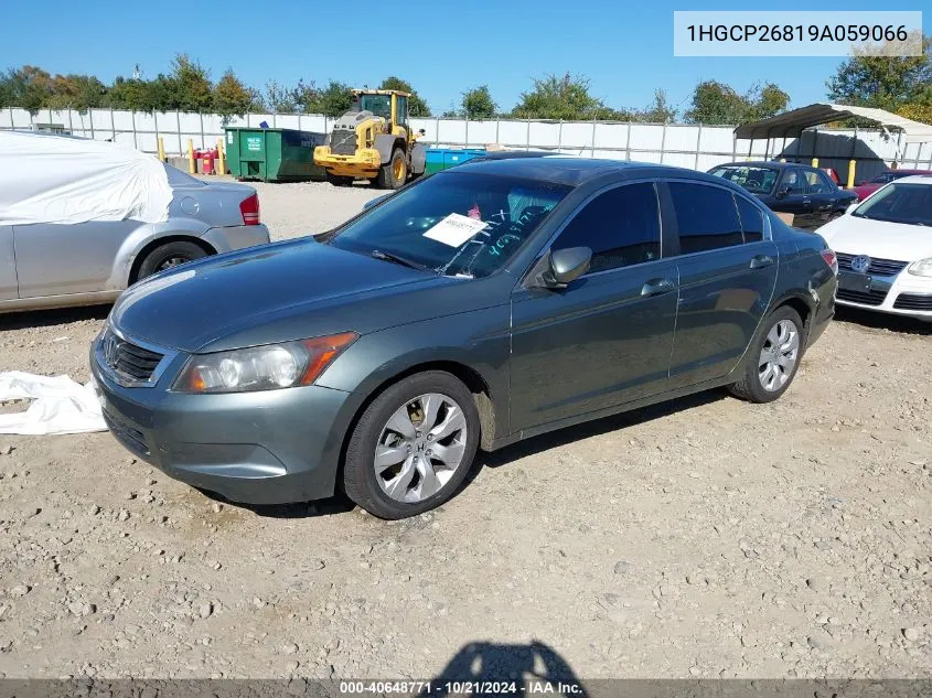 2009 Honda Accord 2.4 Ex-L VIN: 1HGCP26819A059066 Lot: 40648771