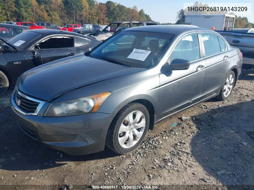 2009 Honda Accord 2.4 Ex-L VIN: 1HGCP26819A143209 Lot: 40668517