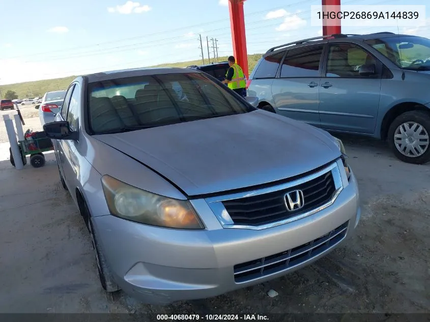 1HGCP26869A144839 2009 Honda Accord 2.4 Ex-L