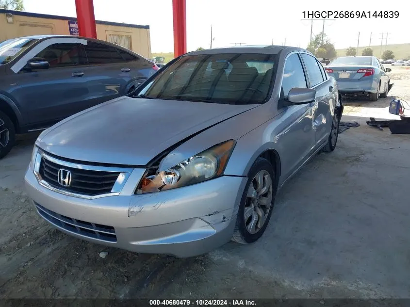 1HGCP26869A144839 2009 Honda Accord 2.4 Ex-L