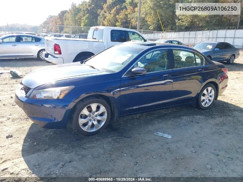 1HGCP26809A106250 2009 Honda Accord 2.4 Ex-L