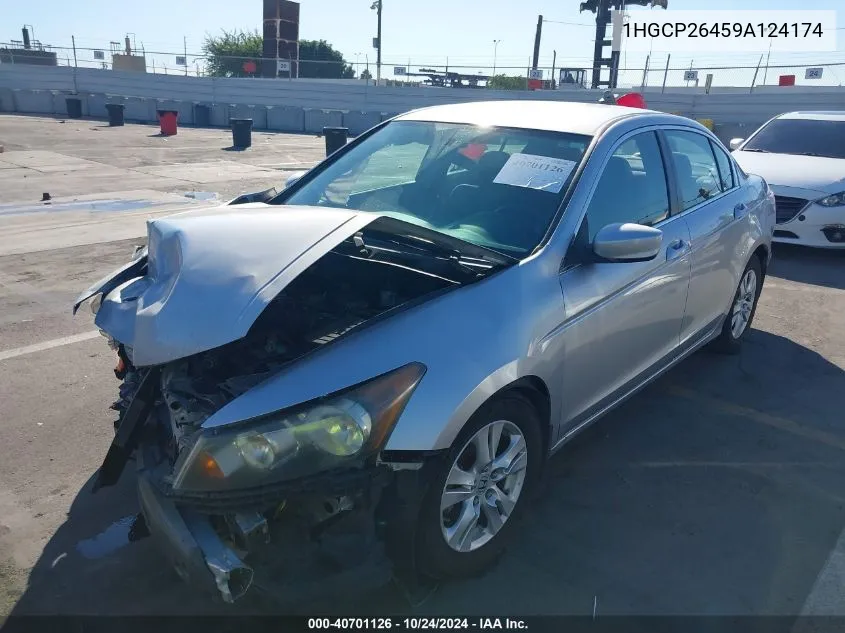 2009 Honda Accord 2.4 Lx-P VIN: 1HGCP26459A124174 Lot: 40701126