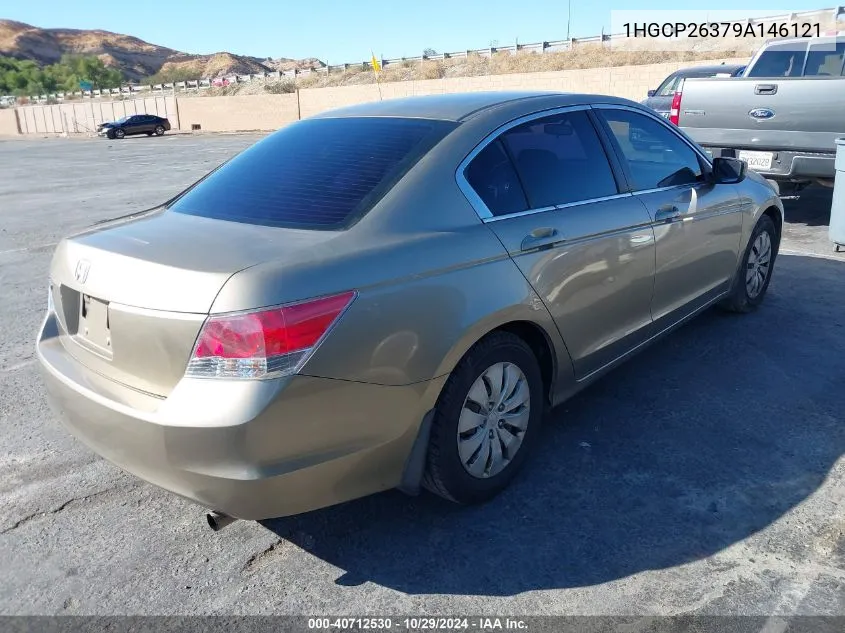 2009 Honda Accord 2.4 Lx VIN: 1HGCP26379A146121 Lot: 40712530