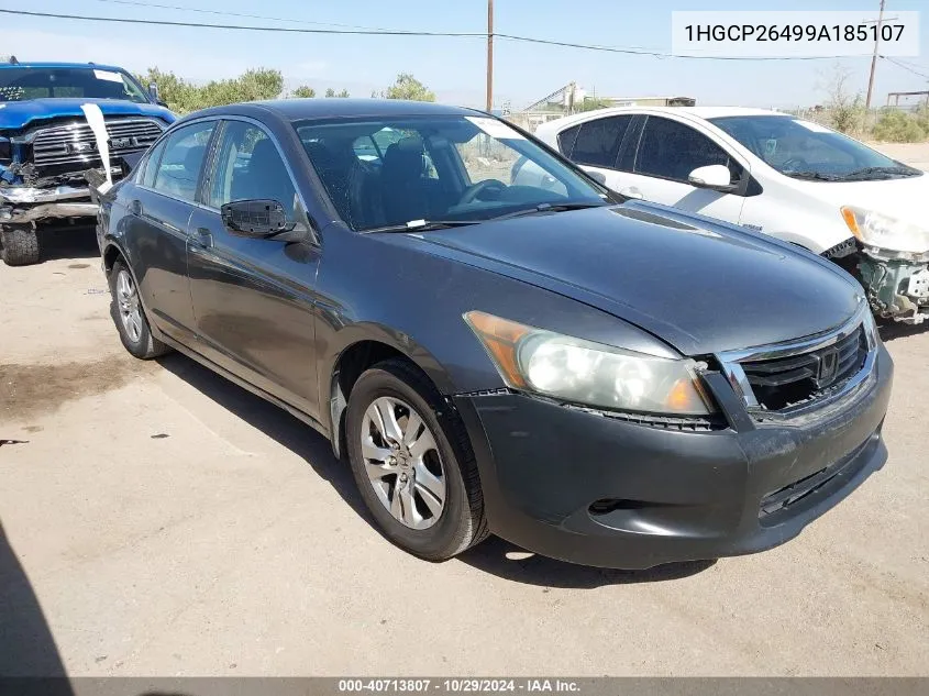 2009 Honda Accord 2.4 Lx-P VIN: 1HGCP26499A185107 Lot: 40713807