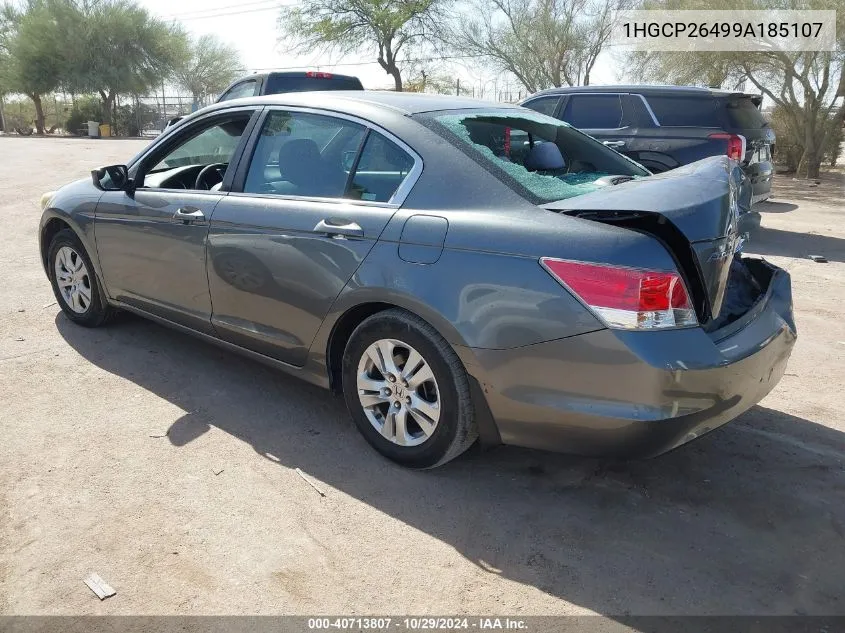 2009 Honda Accord 2.4 Lx-P VIN: 1HGCP26499A185107 Lot: 40713807