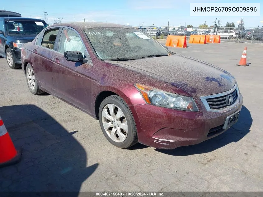 2009 Honda Accord 2.4 Ex VIN: JHMCP26709C009896 Lot: 40715640