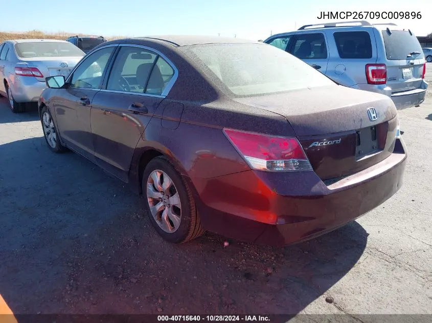 2009 Honda Accord 2.4 Ex VIN: JHMCP26709C009896 Lot: 40715640