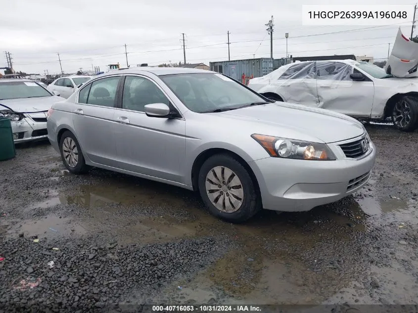 1HGCP26399A196048 2009 Honda Accord 2.4 Lx